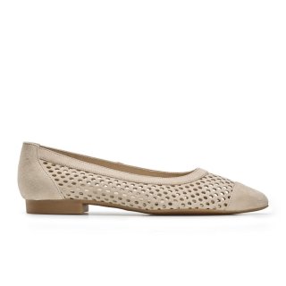 Paul Green Damen-Ballerinas Deanna aus Biscuit-Wildleder Paul Green Damen-Ballerinas Deanna aus Biscuit-Wildleder