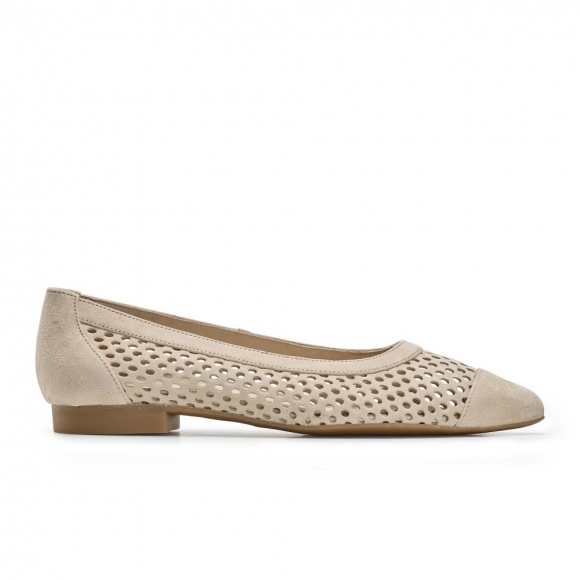 Paul Green Damen-Ballerinas Deanna aus Biscuit-Wildleder Paul Green Damen-Ballerinas Deanna aus Biscuit-Wildleder
