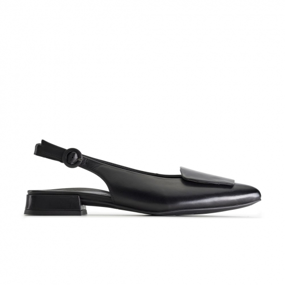 Paul Green Damen-Sandalen Viola aus schwarzem Leder