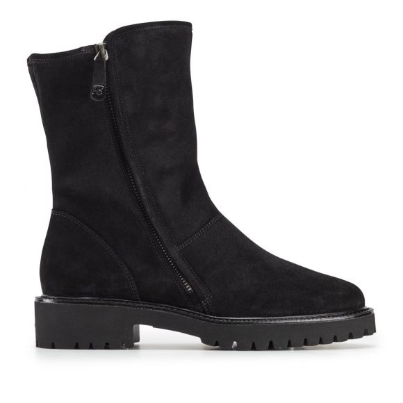 Paul Green Damen-Stiefel Chay Schwarz weiches Wildleder Paul Green Damen-Stiefel Chay Schwarz weiches Wildleder