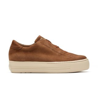 Paul Green Damen-Sneaker Dante aus Wildleder in Nussbraun Paul Green Damen-Sneaker Dante aus Wildleder in Nussbraun