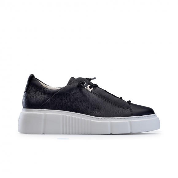 Paul Green Damen-Sneaker Abbey aus schwarzem Leder Paul Green Damen-Sneaker Abbey aus schwarzem Leder