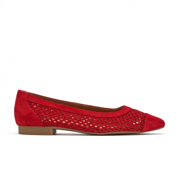Paul Green Damen-Ballerinas Deanna Chili Suede Paul Green Damen-Ballerinas Deanna Chili Suede