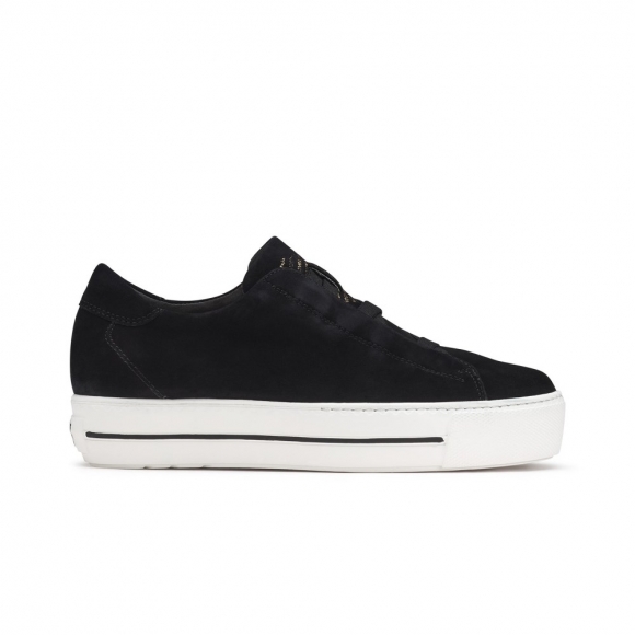 Paul Green Damen-Sneaker Dante aus schwarzem Wildleder