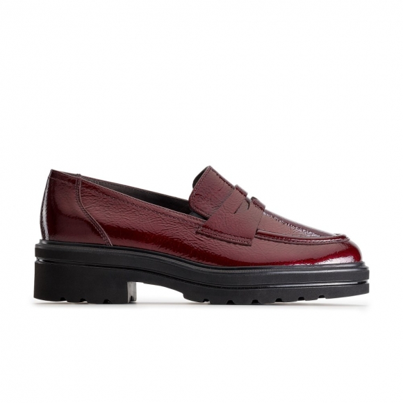 Paul Green Damen-Loafer Charlie in Wine Sport Patent