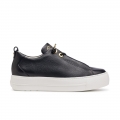 Paul Green Damen-Sneaker Faye in Schwarz-Gold-Kombination