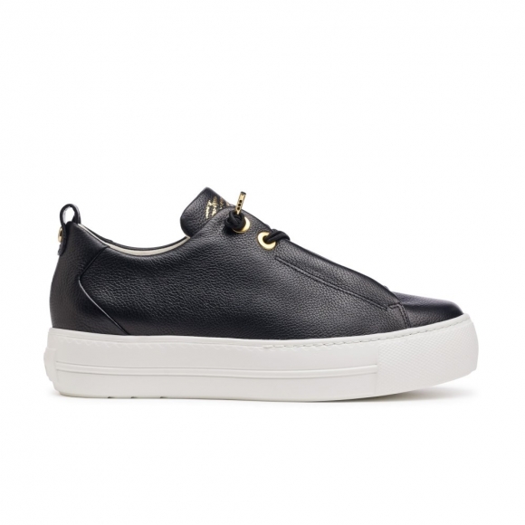 Paul Green Damen-Sneaker Faye in Schwarz-Gold-Kombination