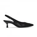 Paul Green Damen-Sandalen Derby schwarzes Wildleder Paul Green Damen-Sandalen Derby schwarzes Wildleder