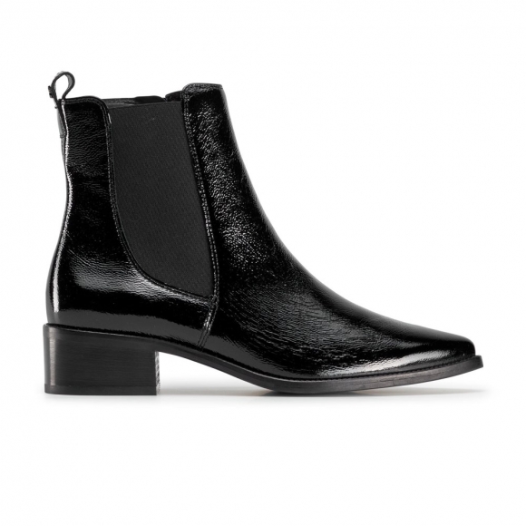 Paul Green Damen-Stiefel Celina Schwarz Lackleder Paul Green Damen-Stiefel Celina Schwarz Lackleder