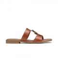 Paul Green Damen-Pantolette Dynamite aus cognacfarbenem Leder Paul Green Damen-Pantolette Dynamite aus cognacfarbenem Leder