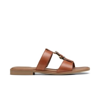 Paul Green Damen-Pantolette Dynamite aus cognacfarbenem Leder Paul Green Damen-Pantolette Dynamite aus cognacfarbenem Leder