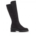 Paul Green Damen-Stiefel Cupid aus schwarzem weichem Stretchmaterial Paul Green Damen-Stiefel Cupid aus schwarzem weichem Stretchmaterial
