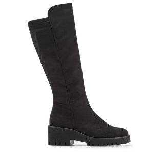 Paul Green Damen-Stiefel Cupid aus schwarzem weichem Stretchmaterial Paul Green Damen-Stiefel Cupid aus schwarzem weichem Stretchmaterial