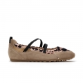 Paul Green Damen-Sandalen Dynamic aus mandelfarbenem Wildleder Paul Green Damen-Sandalen Dynamic aus mandelfarbenem Wildleder