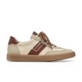Paul Green Damen-Sneaker Dalton aus beigefarbenem Wildleder