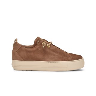 Paul Green Damen-Sneaker Faye aus Wildleder in Nussbraun Paul Green Damen-Sneaker Faye aus Wildleder in Nussbraun