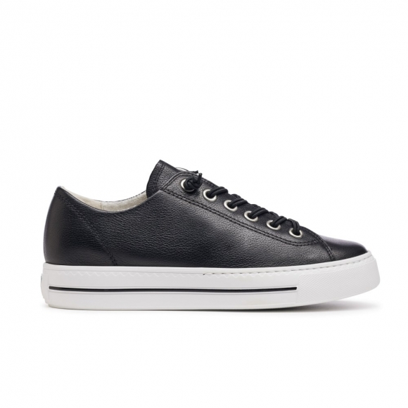 Paul Green Damen-Sneaker Hadley aus schwarzem Leder Paul Green Damen-Sneaker Hadley aus schwarzem Leder