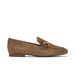 Paul Green Damen-Slipper Daphne flach Nussbraun Wildleder Paul Green Damen-Slipper Daphne flach Nussbraun Wildleder