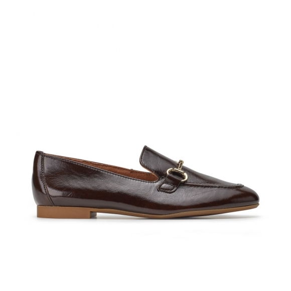 Paul Green Damen-Ballerinas Daphne aus glänzendem Moro-Leder