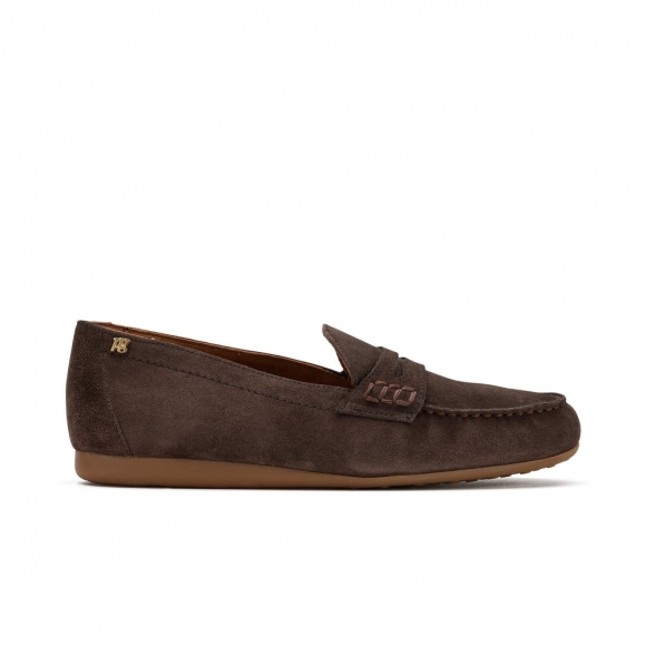 Paul Green Damen-Loafer Emerson aus genarbtem weichem Wildleder Paul Green Damen-Loafer Emerson aus genarbtem weichem Wildleder