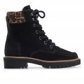 Paul Green Damen-Stiefel Duke Black Sahara Leopard Nubuk Paul Green Damen-Stiefel Duke Black Sahara Leopard Nubuk