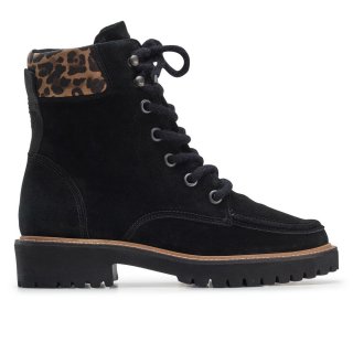 Paul Green Damen-Stiefel Duke Black Sahara Leopard Nubuk Paul Green Damen-Stiefel Duke Black Sahara Leopard Nubuk