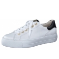 Paul Green Damen Sneaker In White Black Paul Green Damen Sneaker In White Black