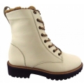Paul Green Damen Calf Biscuit Warmfutter Stiefelette In Beige Paul Green Damen Calf Biscuit Warmfutter Stiefelette In Beige
