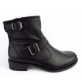 Paul Green Damen Washed Calf Stiefelette In Schwarz Paul Green Damen Washed Calf Stiefelette In Schwarz