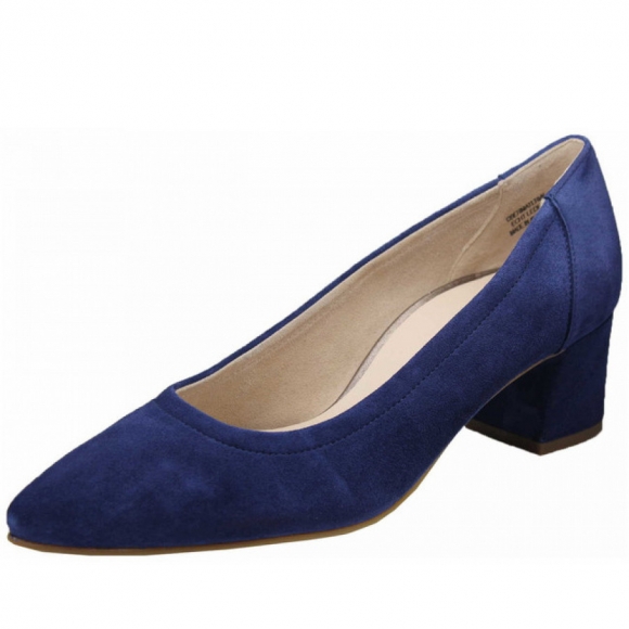 Paul Green Damen Samtziege Atlantic Pumps Pumps In Blau Paul Green Damen Samtziege Atlantic Pumps Pumps In Blau