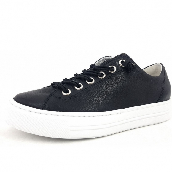 Paul Green Damen Sneaker Low In 263 Black/White
