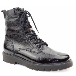 Paul Green Damen Knautschlack Schwarz Stiefelette In Schwarz Paul Green Damen Knautschlack Schwarz Stiefelette In Schwarz