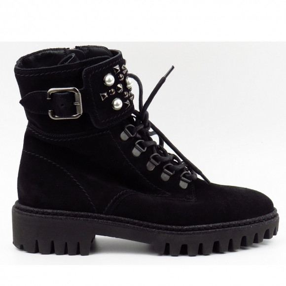 Paul Green Damen Nubuk Schwarz Stiefelette In Schwarz Paul Green Damen Nubuk Schwarz Stiefelette In Schwarz