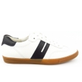 Paul Green Damen Calf White Black Sneaker Low In Weiß Paul Green Damen Calf White Black Sneaker Low In Weiß