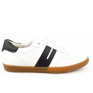 Paul Green Damen Calf White Black Sneaker Low In Weiß Paul Green Damen Calf White Black Sneaker Low In Weiß