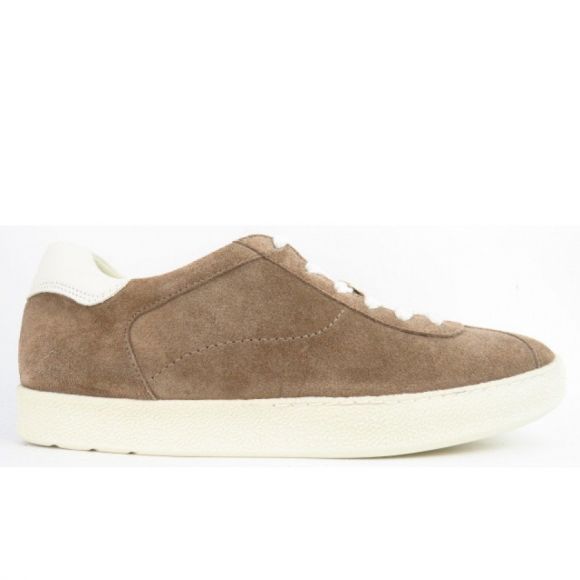 Paul Green Damen Rs/Softcalf Antelope/Ivor Sneaker Low In Taupe Paul Green Damen Rs/Softcalf Antelope/Ivor Sneaker Low In Taupe