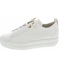 Paul Green Damen Sneaker Low In White-Gold Paul Green Damen Sneaker Low In White-Gold