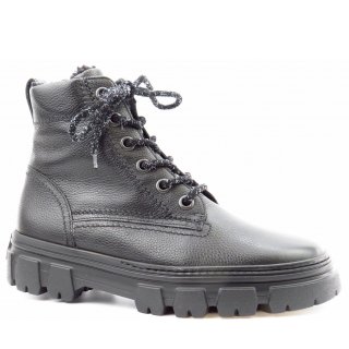 Paul Green Damen Calf Black Lammfell Stiefelette In Schwarz Paul Green Damen Calf Black Lammfell Stiefelette In Schwarz