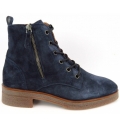 Paul Green Damen Soft Suede Space Stiefelette In Blau Paul Green Damen Soft Suede Space Stiefelette In Blau