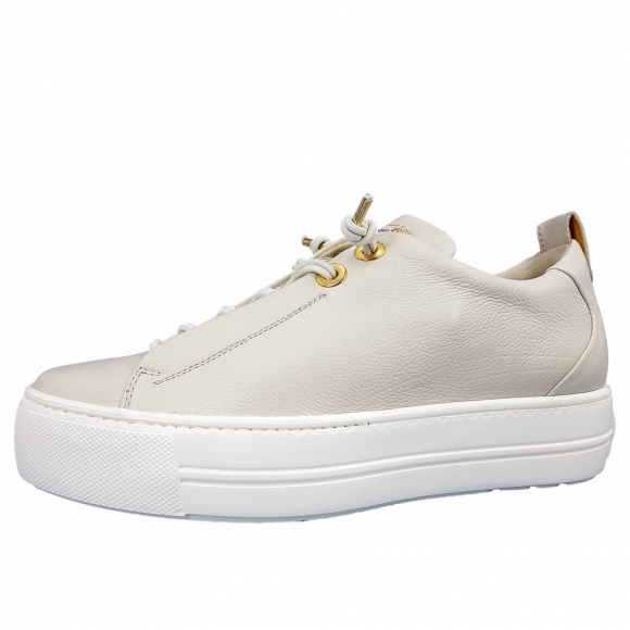 Paul Green Damen Sneaker In 061 Ivory/ Gold Paul Green Damen Sneaker In 061 Ivory/ Gold