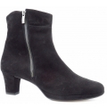 Paul Green Damen Samtziege Schw./Anthr. Stiefelette In Schwarz/Anthrazit Paul Green Damen Samtziege Schw./Anthr. Stiefelette In Schwarz/Anthrazit