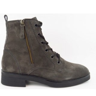 Paul Green Damen Suede Apshalt Zip Stiefelette In Dunkelgrau Paul Green Damen Suede Apshalt Zip Stiefelette In Dunkelgrau