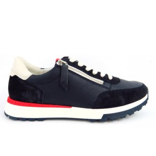 Paul Green Damen Calf Velour Space Sneaker In Blau Paul Green Damen Calf Velour Space Sneaker In Blau