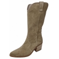 Paul Green Damen Schaftstiefel In Grain Beige