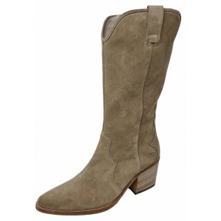 Paul Green Damen Schaftstiefel In Grain Beige Paul Green Damen Schaftstiefel In Grain Beige