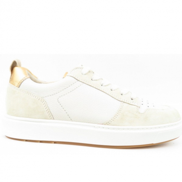 Paul Green Damen Supersoft Ivory Beige Sneaker Low In 4 Beige