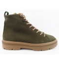 Paul Green Damen Sportnubuk Military Wf Stiefel In Grün Paul Green Damen Sportnubuk Military Wf Stiefel In Grün
