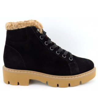 Paul Green Damen Soft Suede Black Stiefelette In Schwarz Paul Green Damen Soft Suede Black Stiefelette In Schwarz