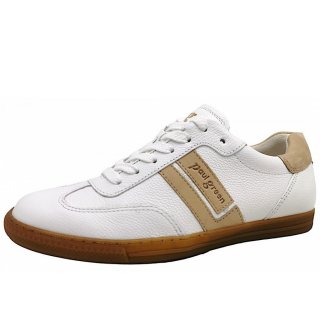 Paul Green Damen Schnürer In 016 White/Sabbia Paul Green Damen Schnürer In 016 White/Sabbia