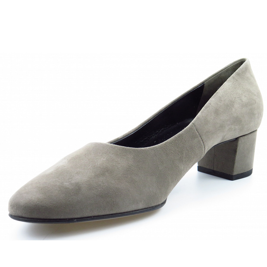 Paul Green Damen Samtziege Trüffel Pumps In Trüffel